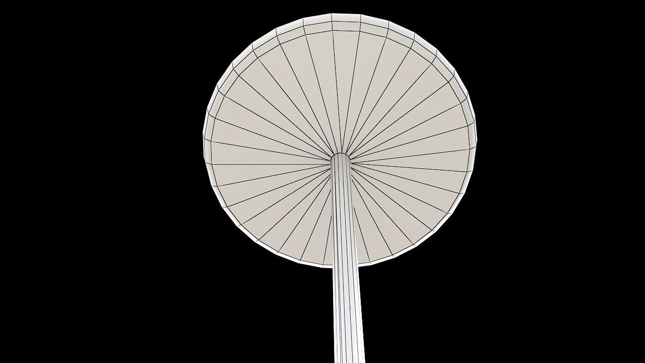 teardrop shaped hanging lamp 3D model_7