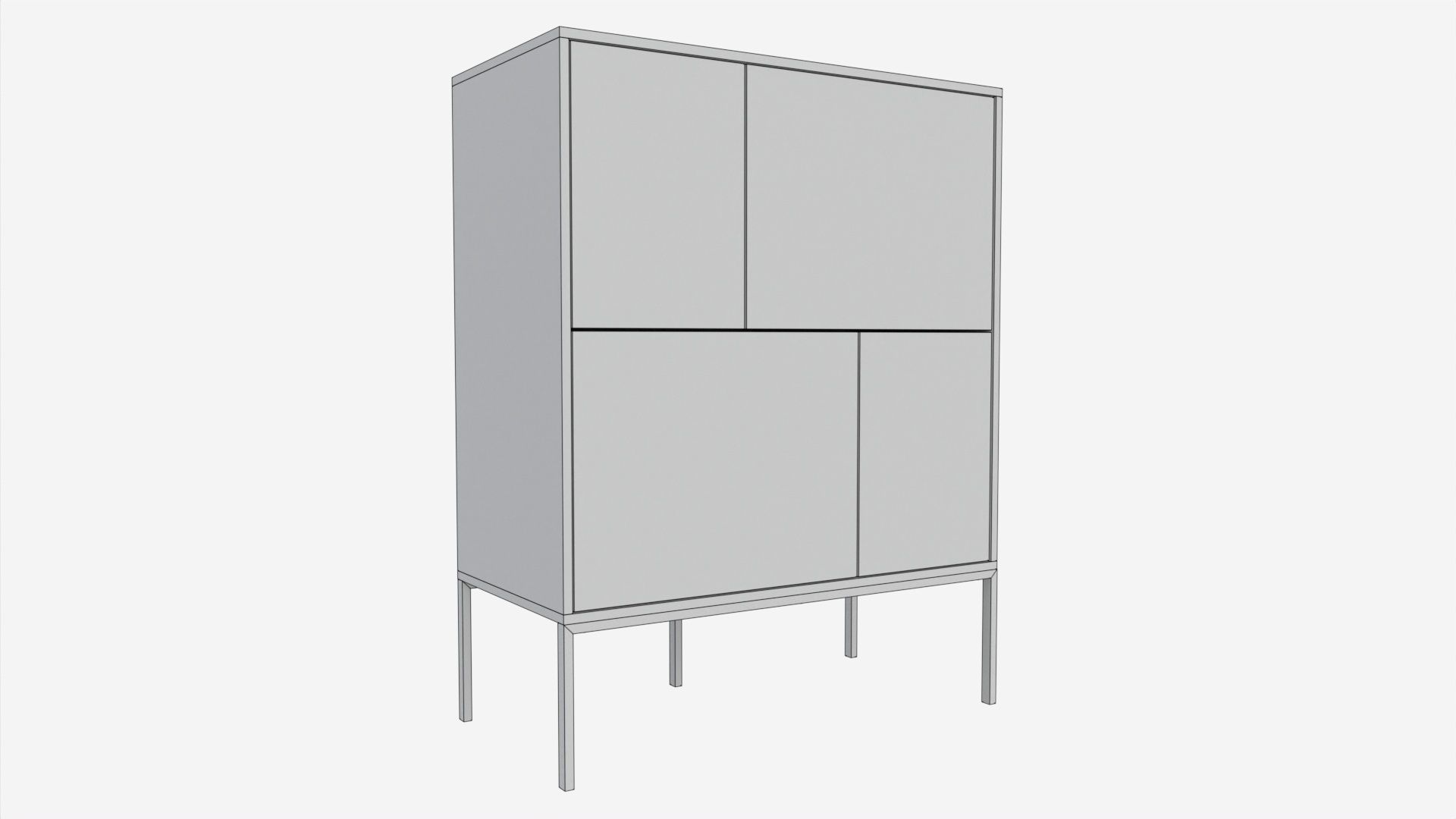 Sideboard Seaford 01 3D model_6