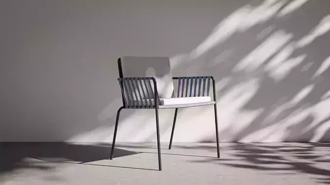 Net Dining Armchair - 3D model