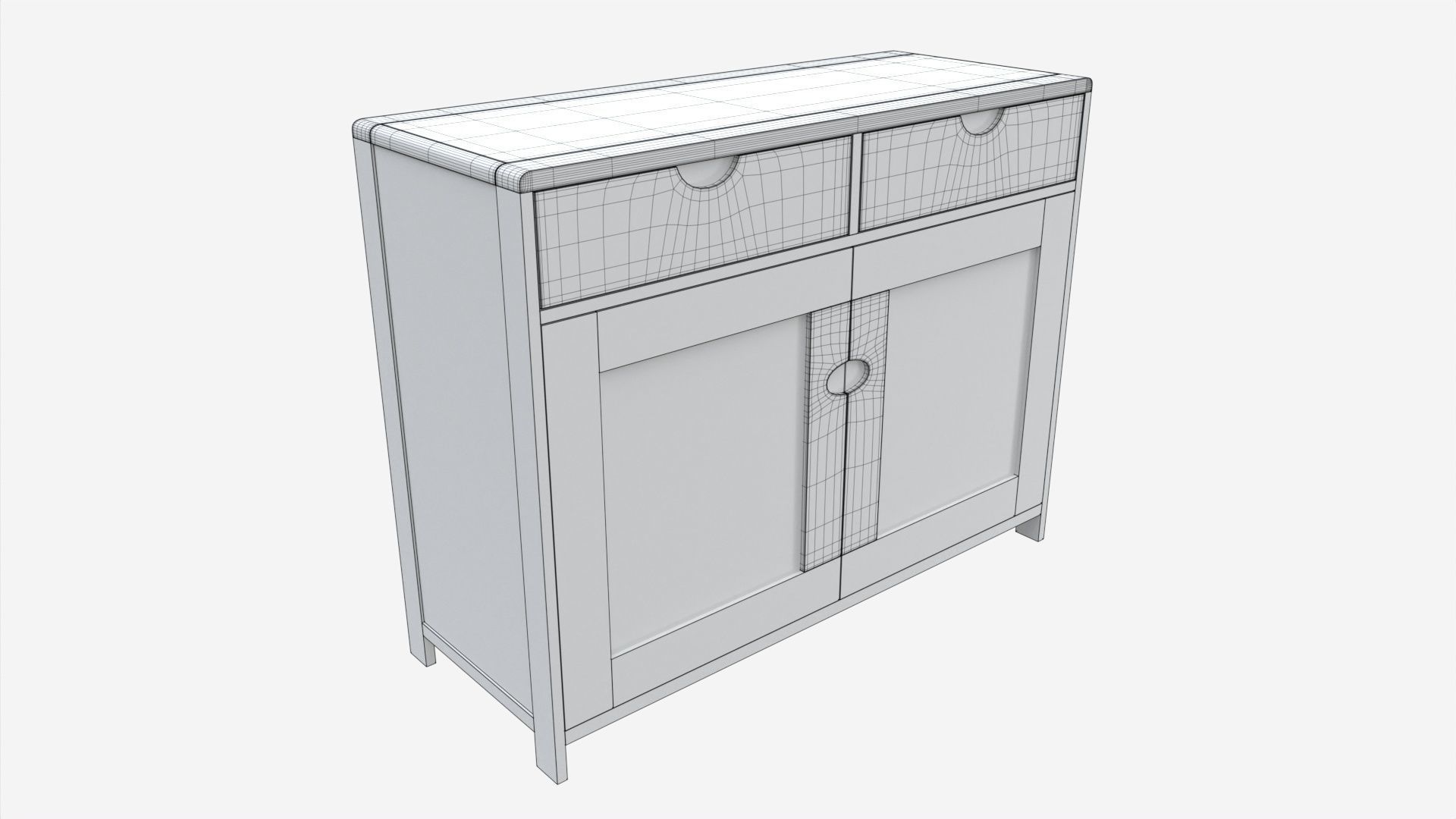 Small Sideboard Ercol Bosco 3D model_6