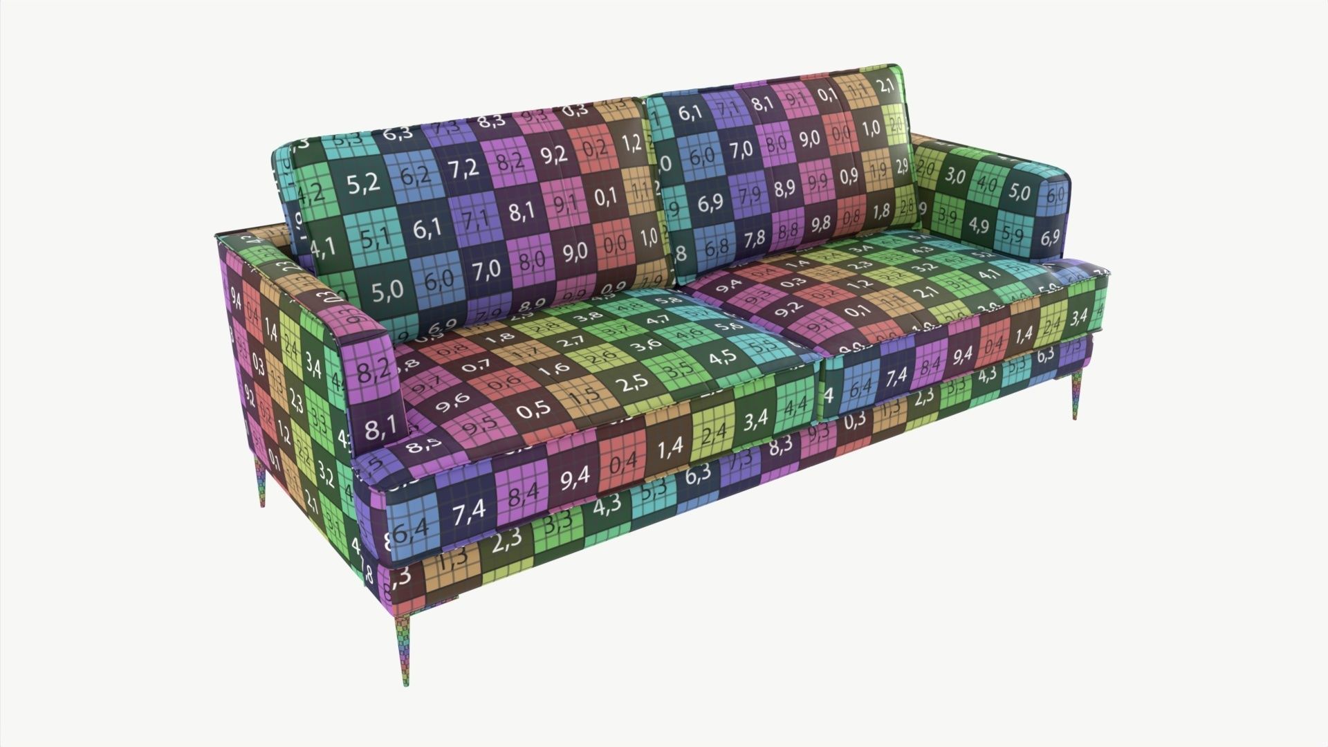 Sofa LEO 3-seater 3D model_7