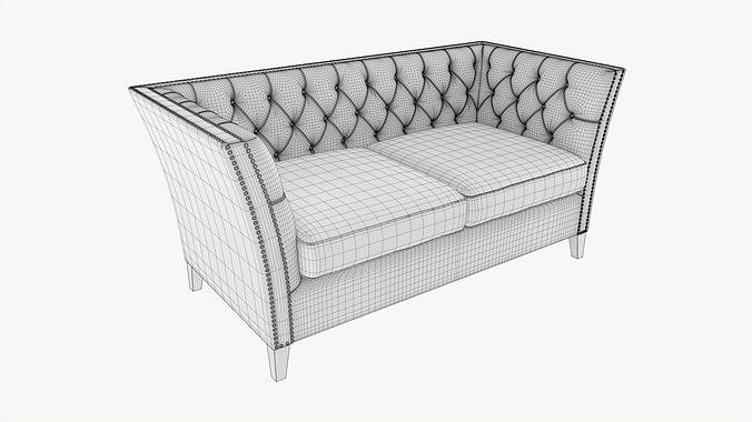Sofa Mayers 2-seater 3D model 7