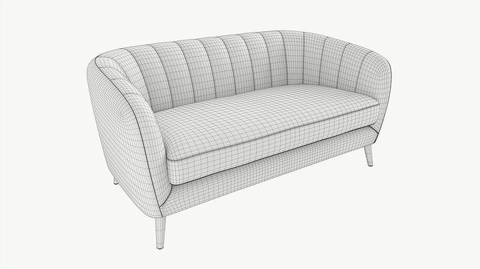 Sofa Melody 2-seater 3D model 7