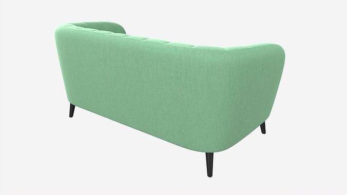 Sofa Melody 2-seater 3D model 2