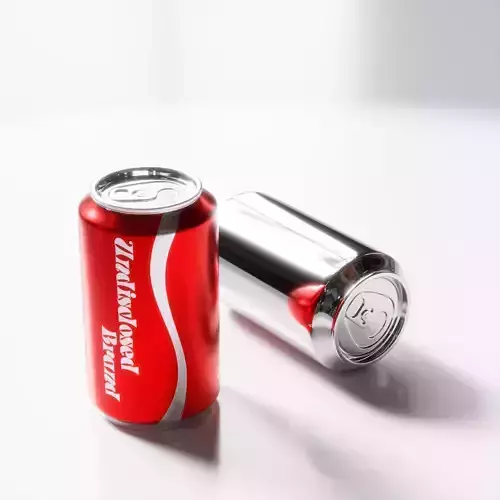 Aluminum Beverage Soda Can Collection 250ml 330ml 500ml 3D model