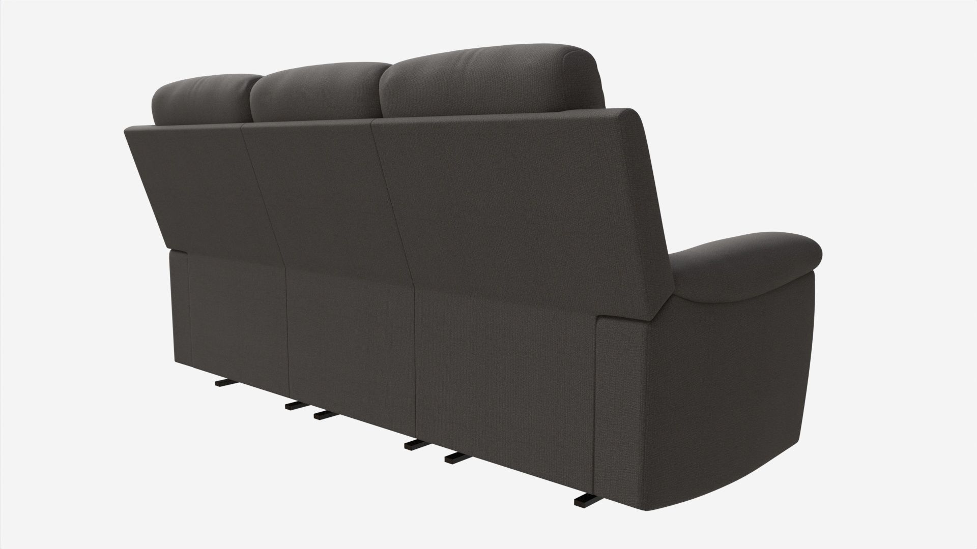 Sofa recliner Milo 3-seater 3D model_2