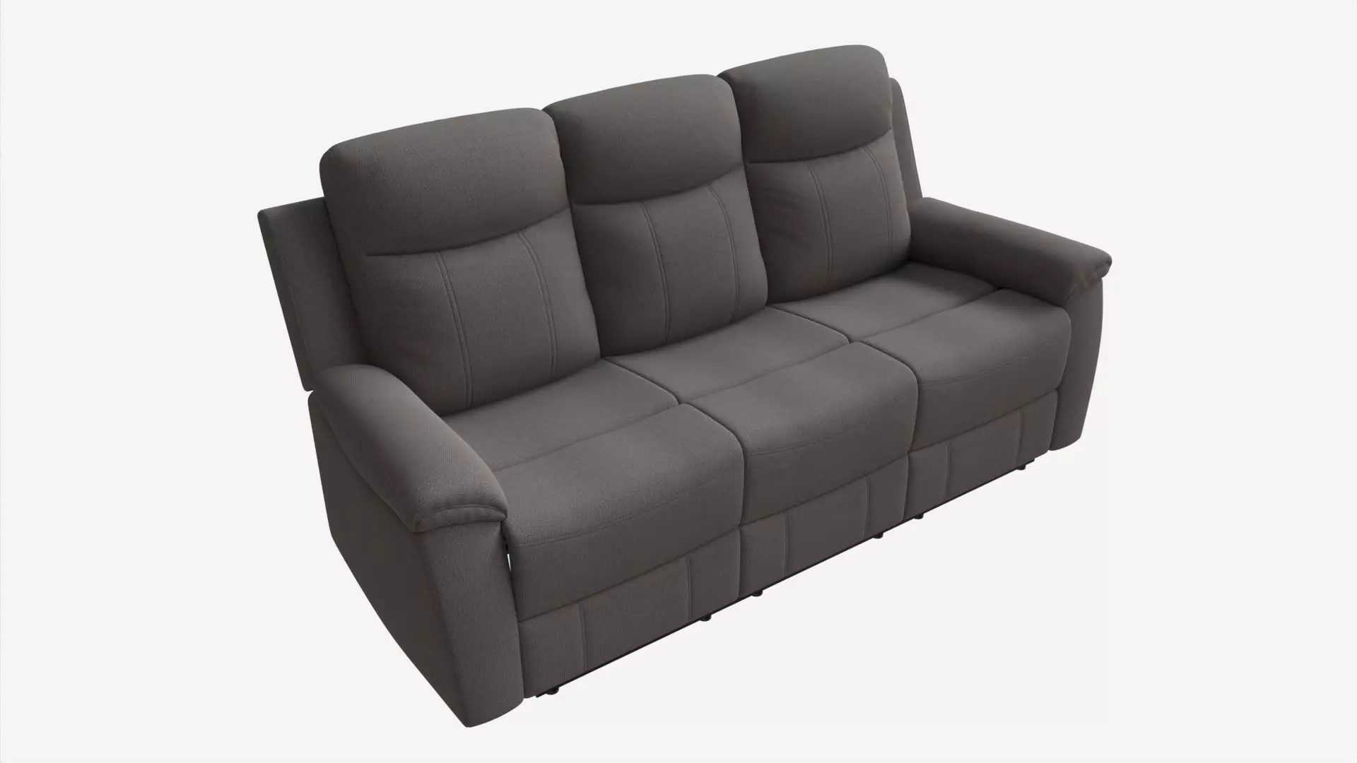 Sofa recliner Milo 3-seater 3D model_0