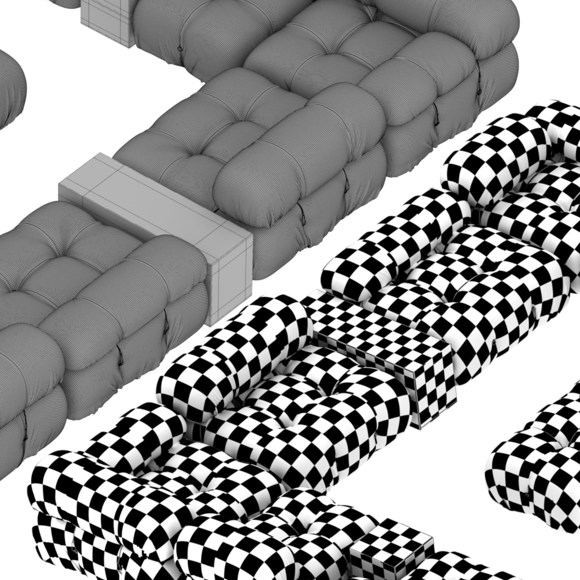 Camaleonda Sofa 3D model_4