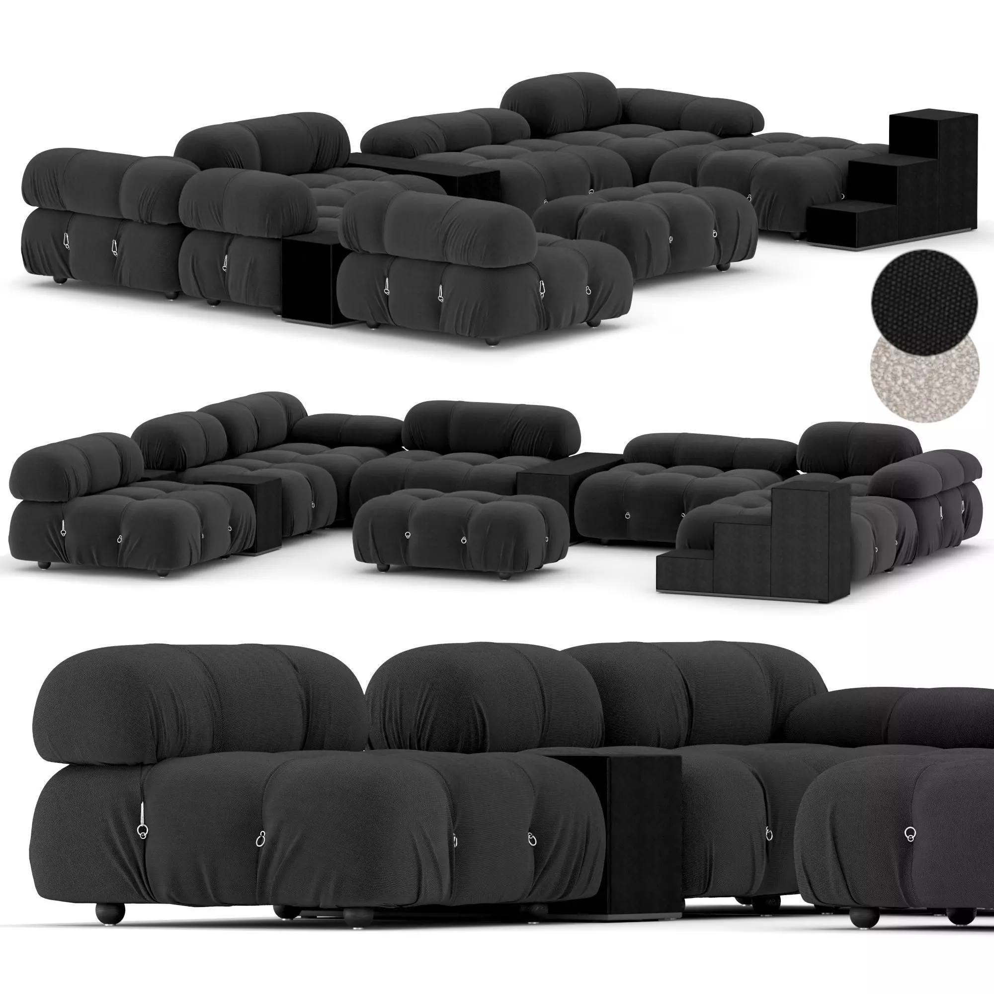 Camaleonda Sofa 3D model_0