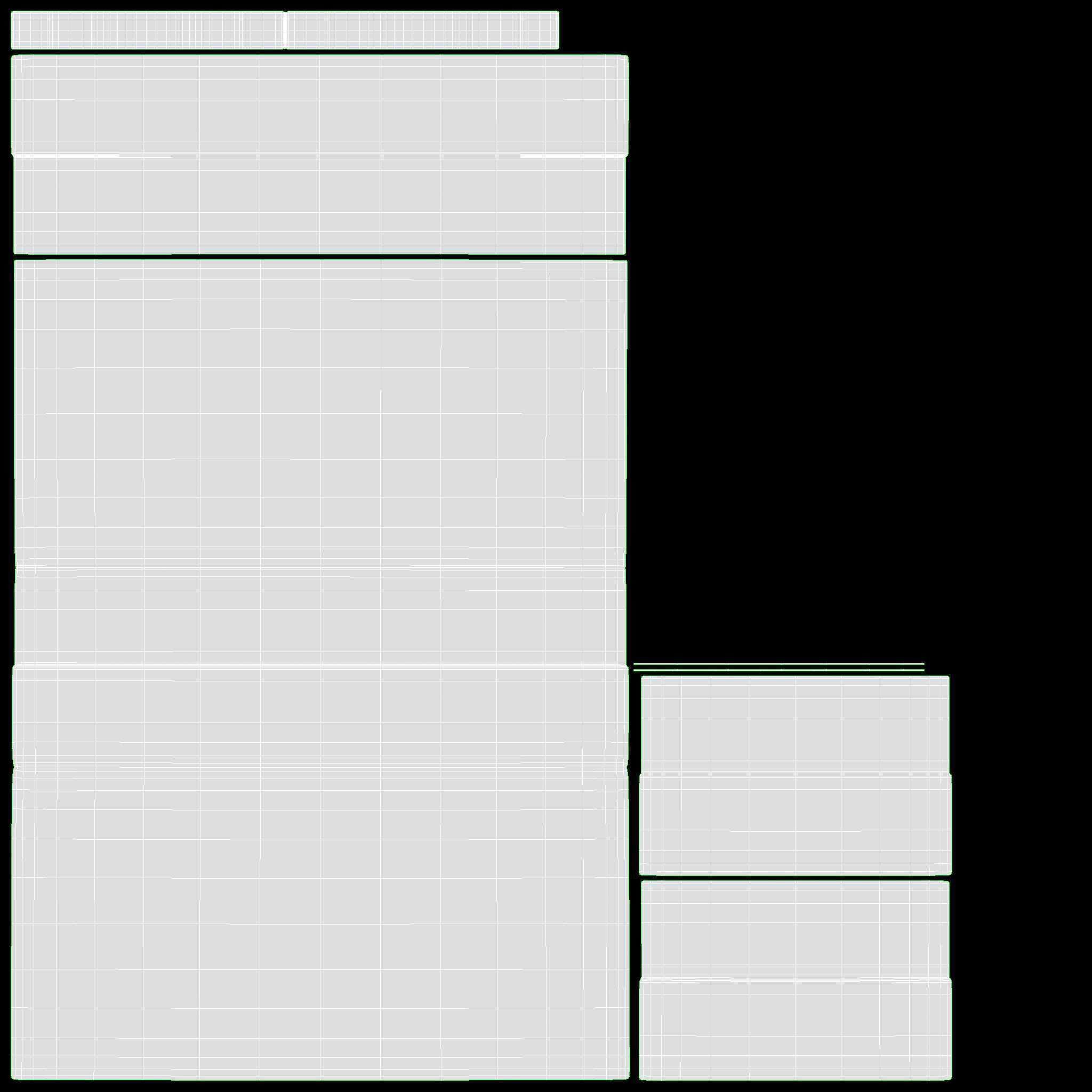 Study Writing Table for Home Office 3D model_10