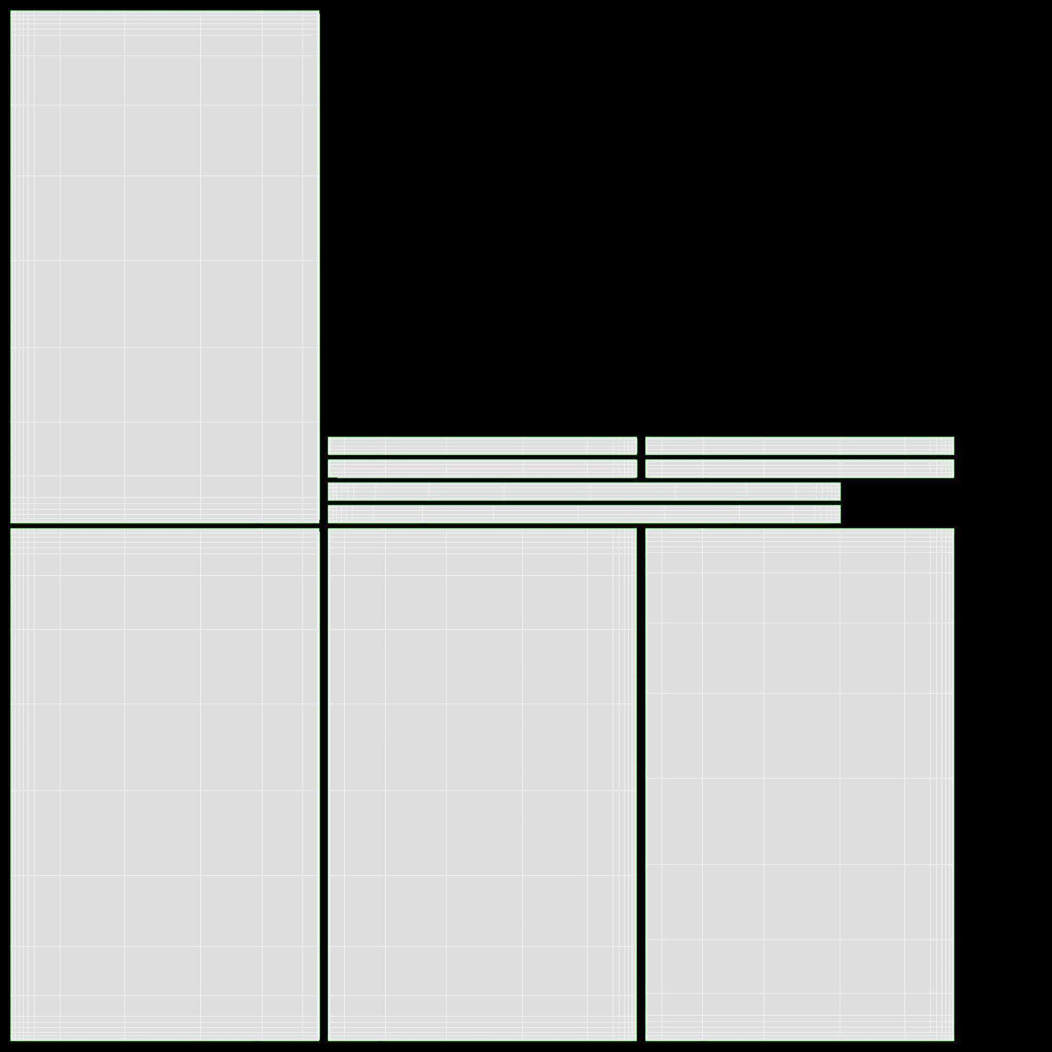 Study Writing Table for Home Office 3D model_11