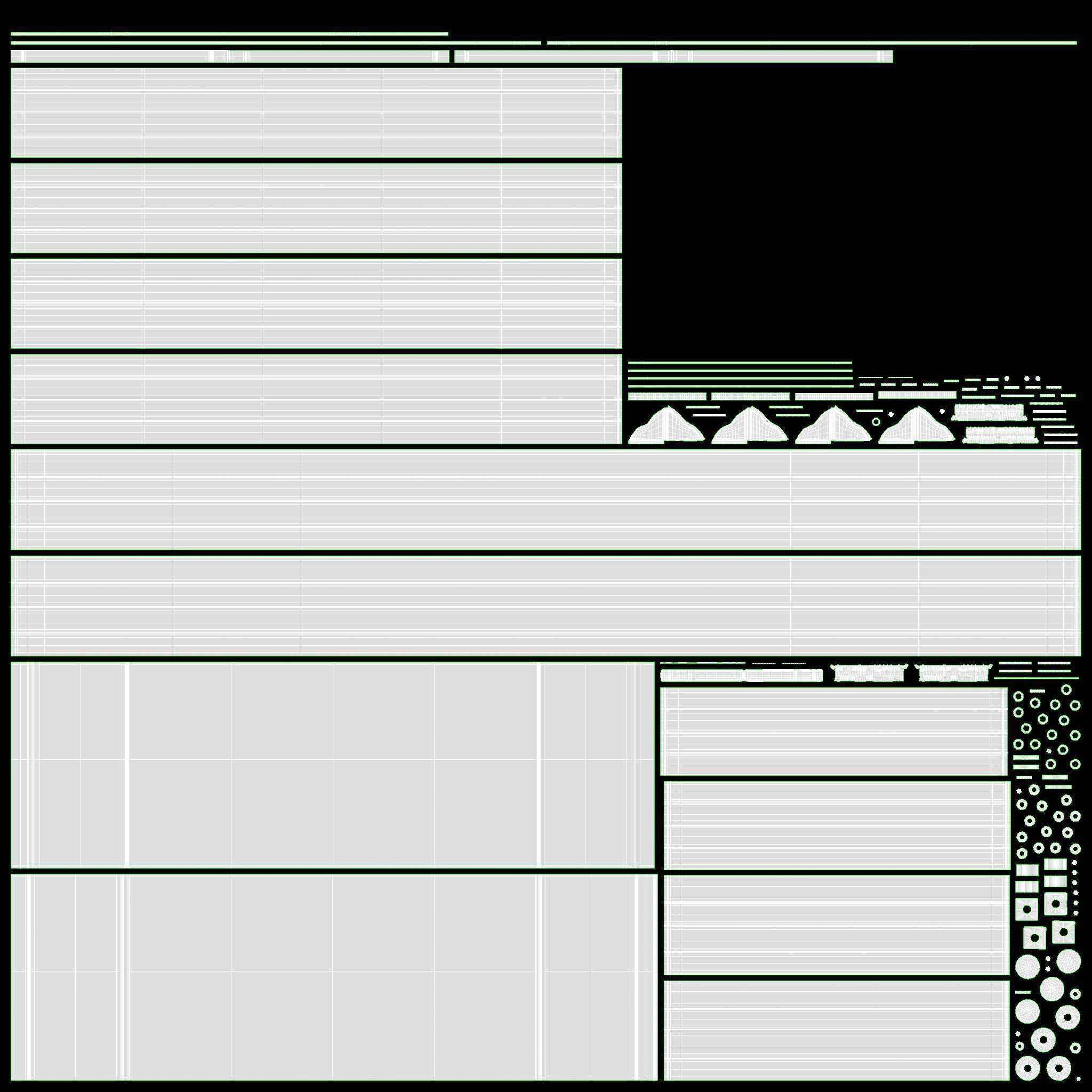 Study Writing Table for Home Office 3D model_8