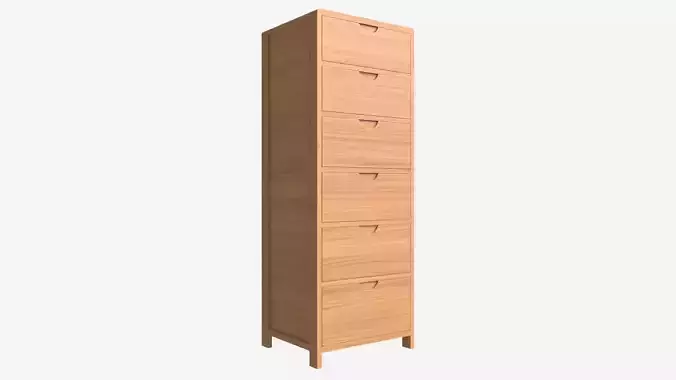 Tall Chest Ercol Bosco 3D model