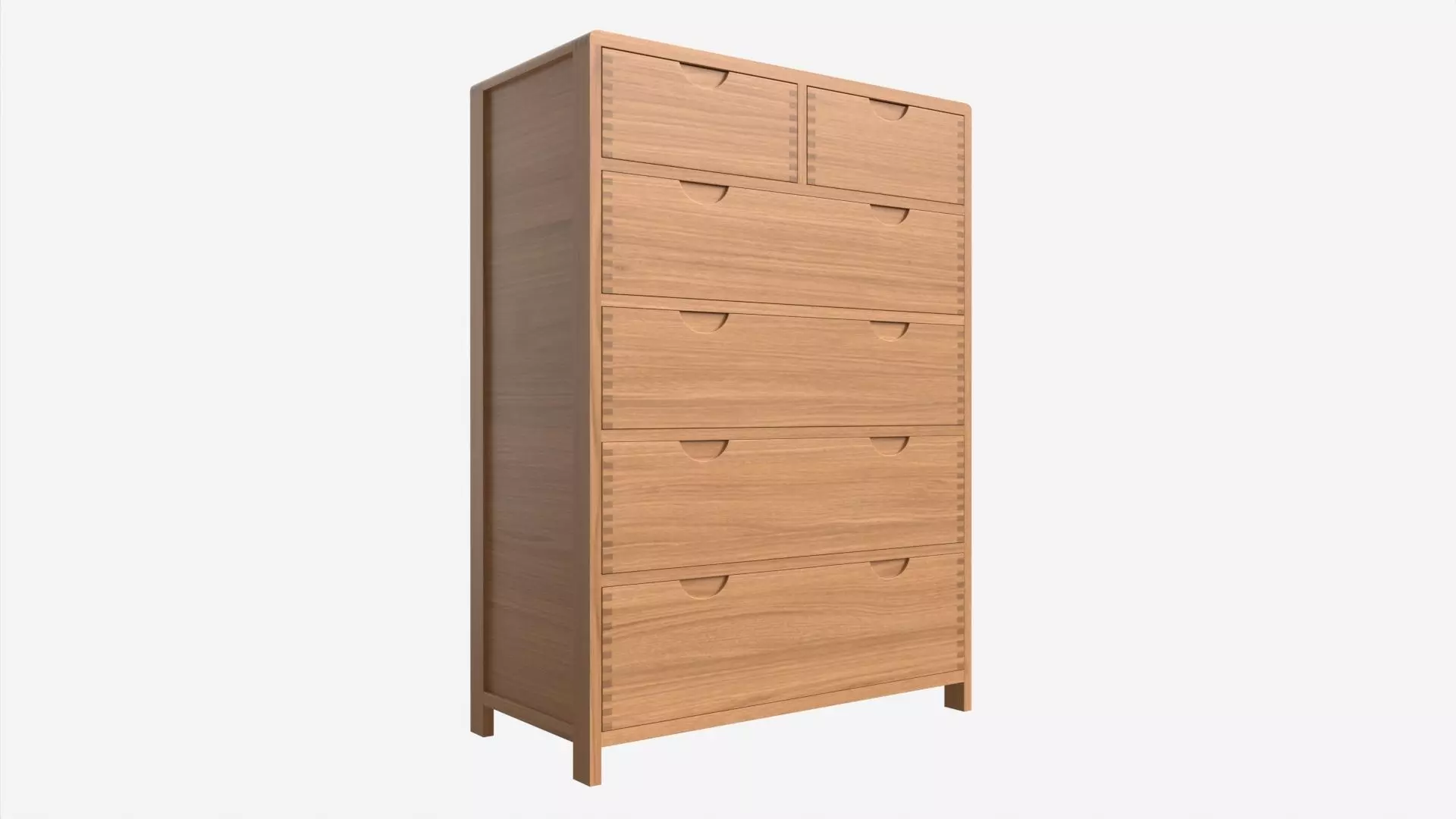 Tall Wide Chest Ercol Bosco 3D model