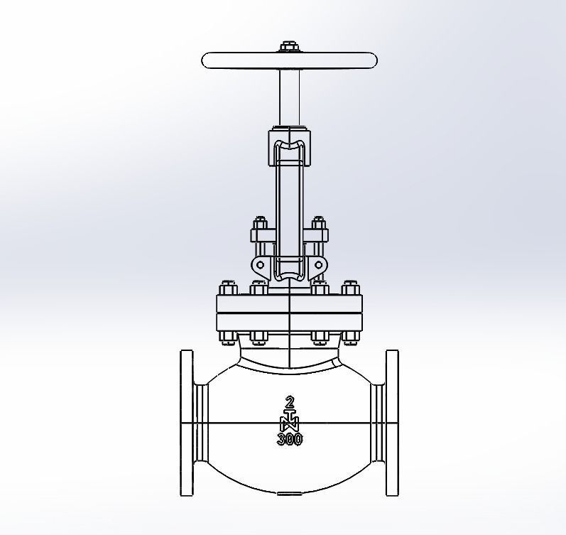 Valvula  3D model_11