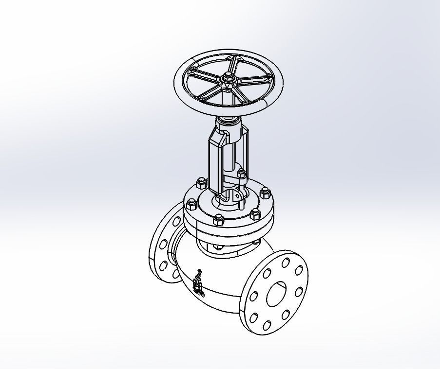 Valvula  3D model_10