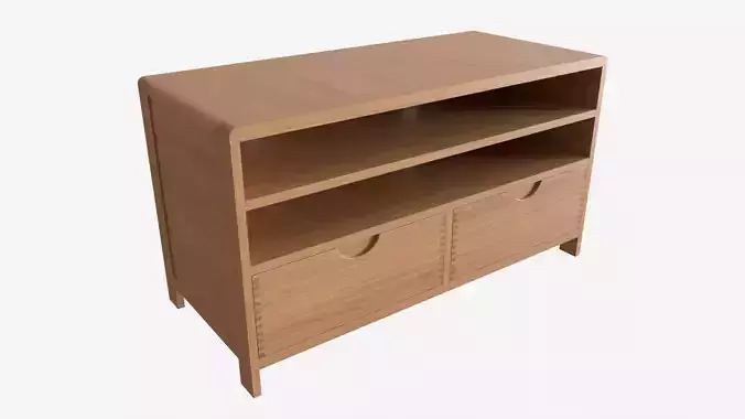 TV Unit Ercol Bosco 3D model