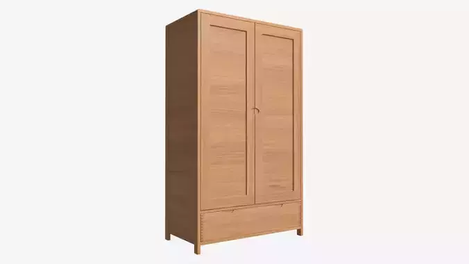 Wardrobe 2 Door Ercol Bosco 3D model