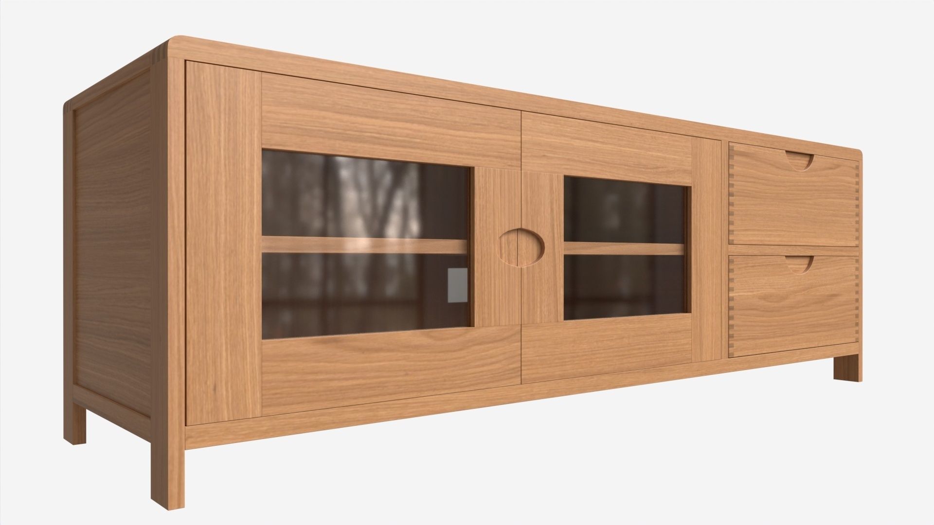 Wide TV Unit Ercol Bosco 3D model_4