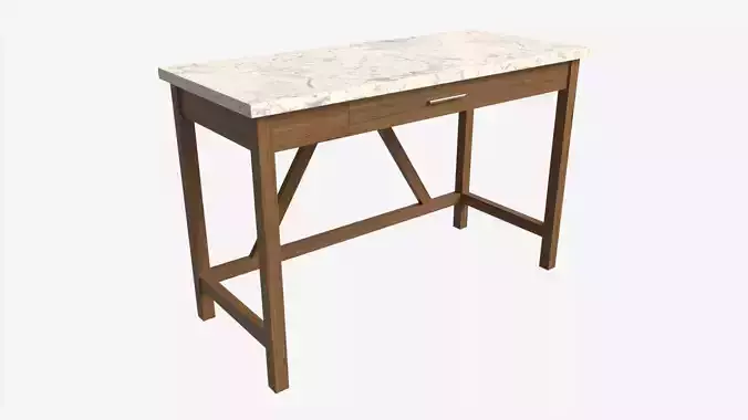 Wood Computer Writing Desk