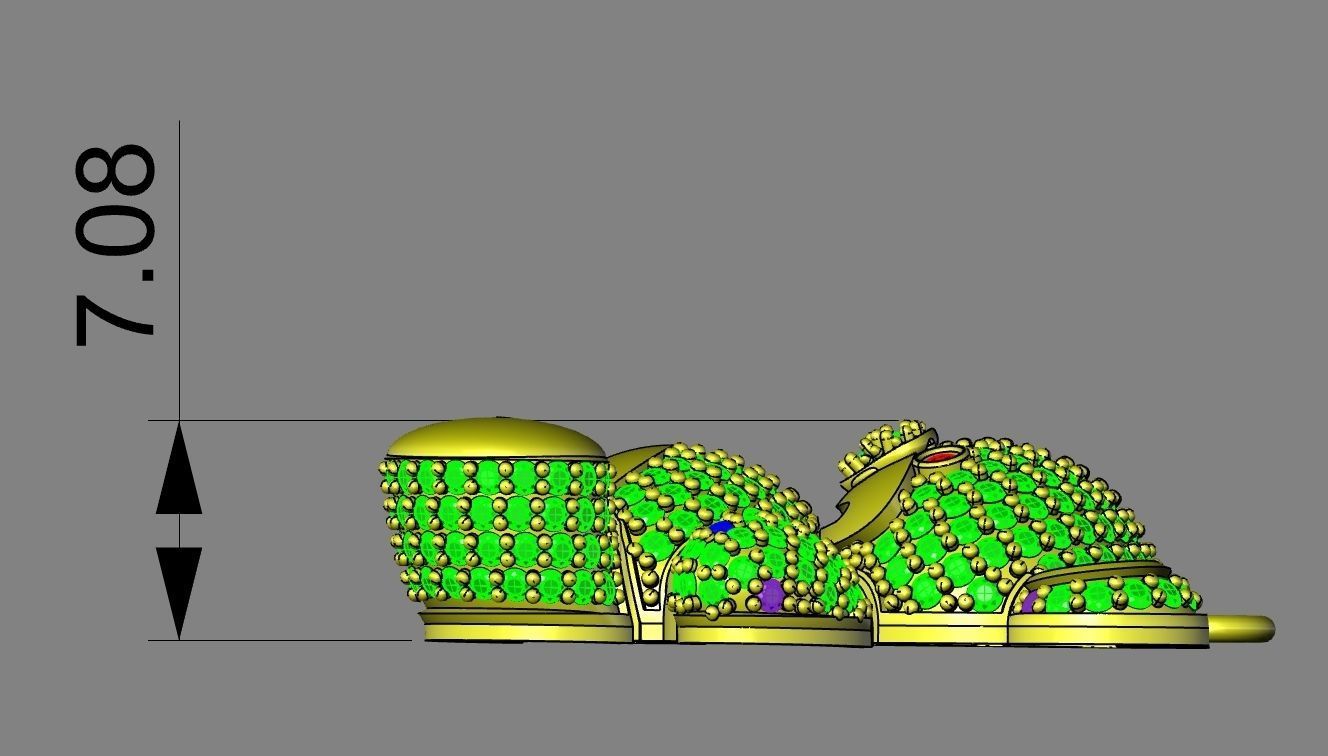 Teddy bear 3D print model_3