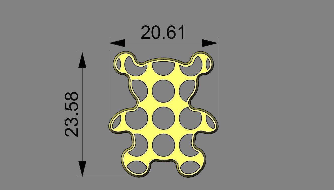 Teddy bear 3D print model_4