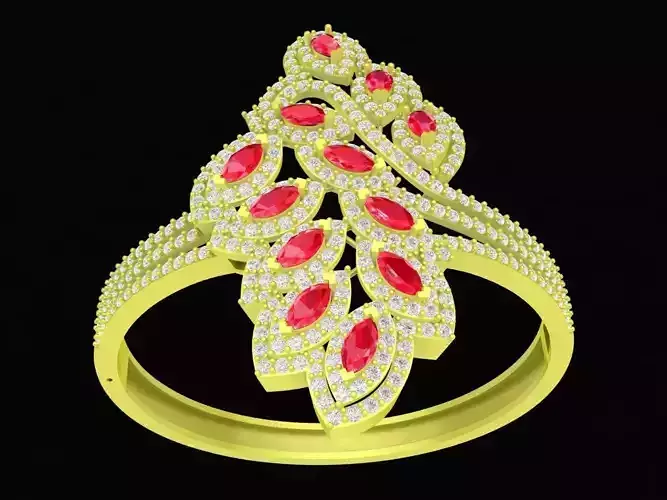 luxury vietnam diamond women bangle 4161