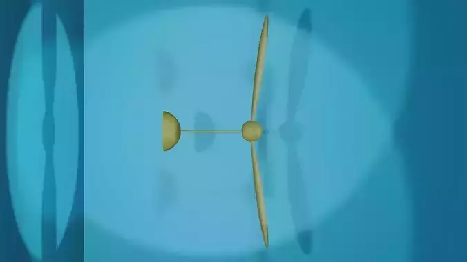Bamboo Copter 3D model