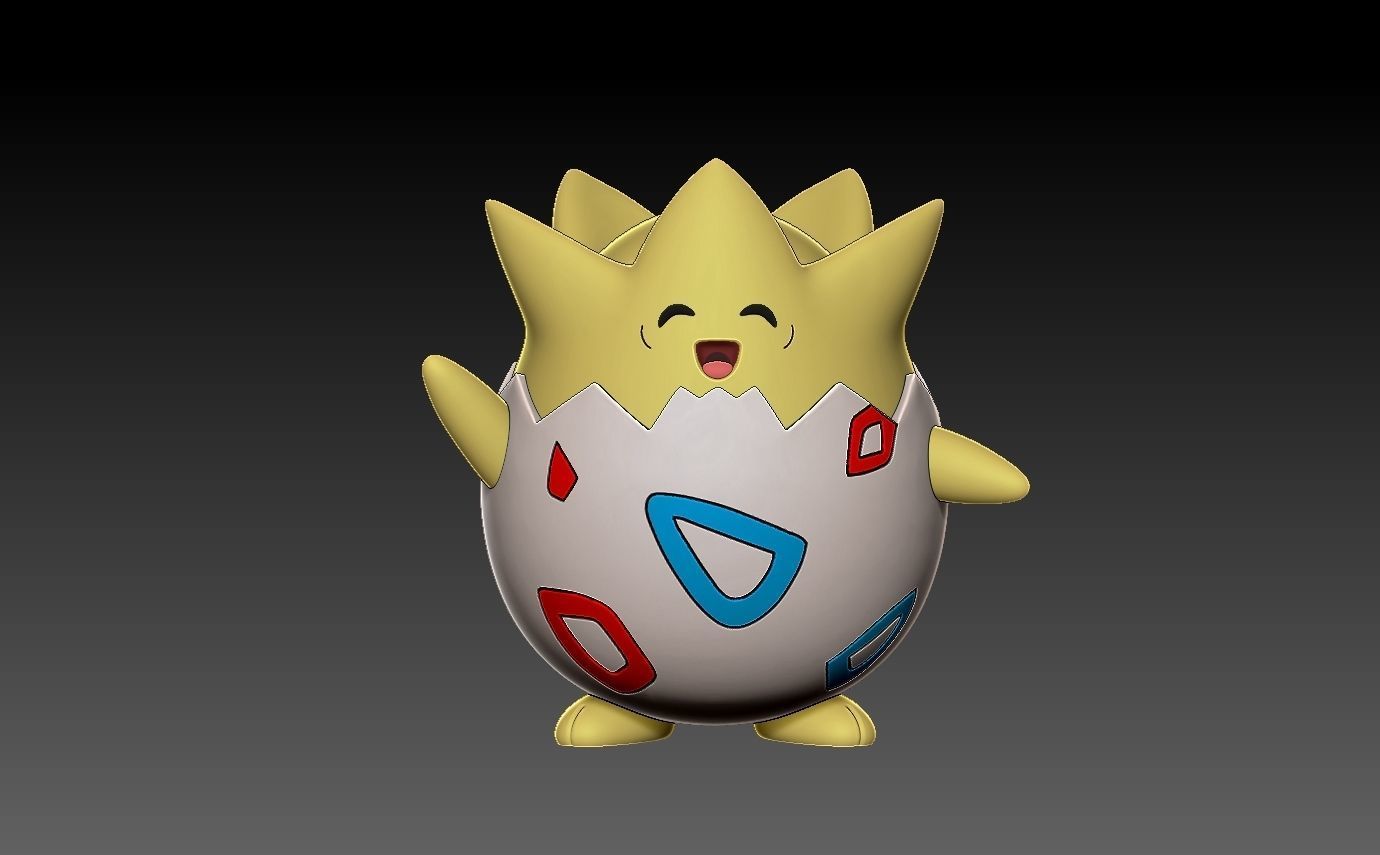 Pokemon togepi 3D print model_1