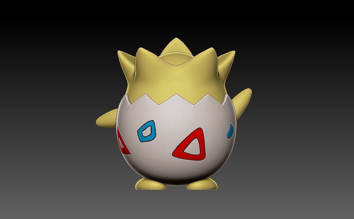 Pokemon togepi 3D print model_7
