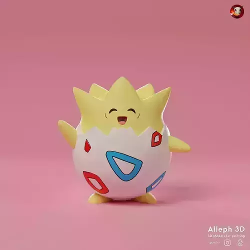 Pokemon togepi 3D print model