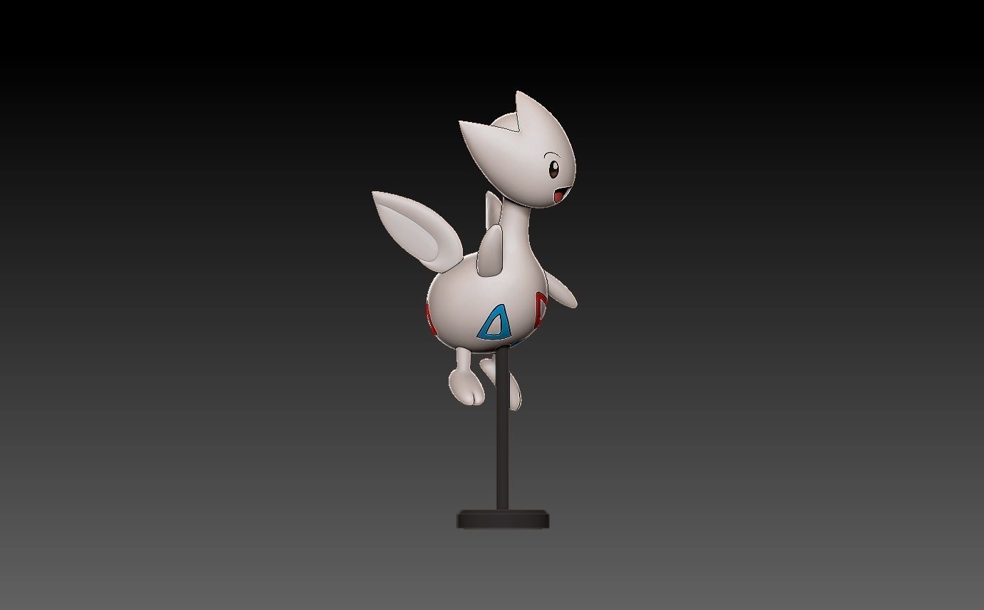 pokemon togetic 3D print model_7