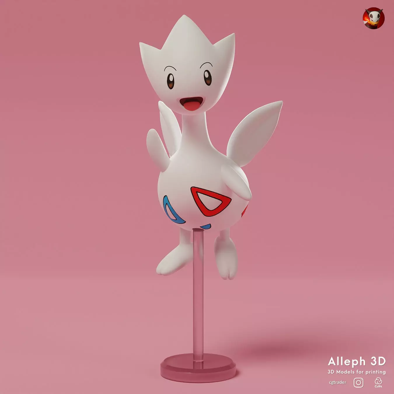 pokemon togetic 3D print model_0