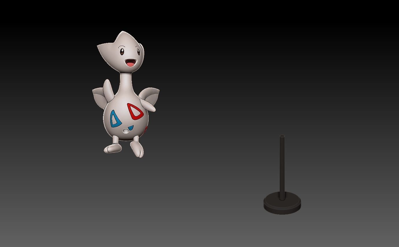 pokemon togetic 3D print model_9