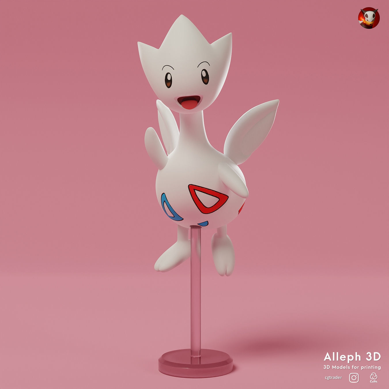pokemon togepi evolution pack 3D print model_3