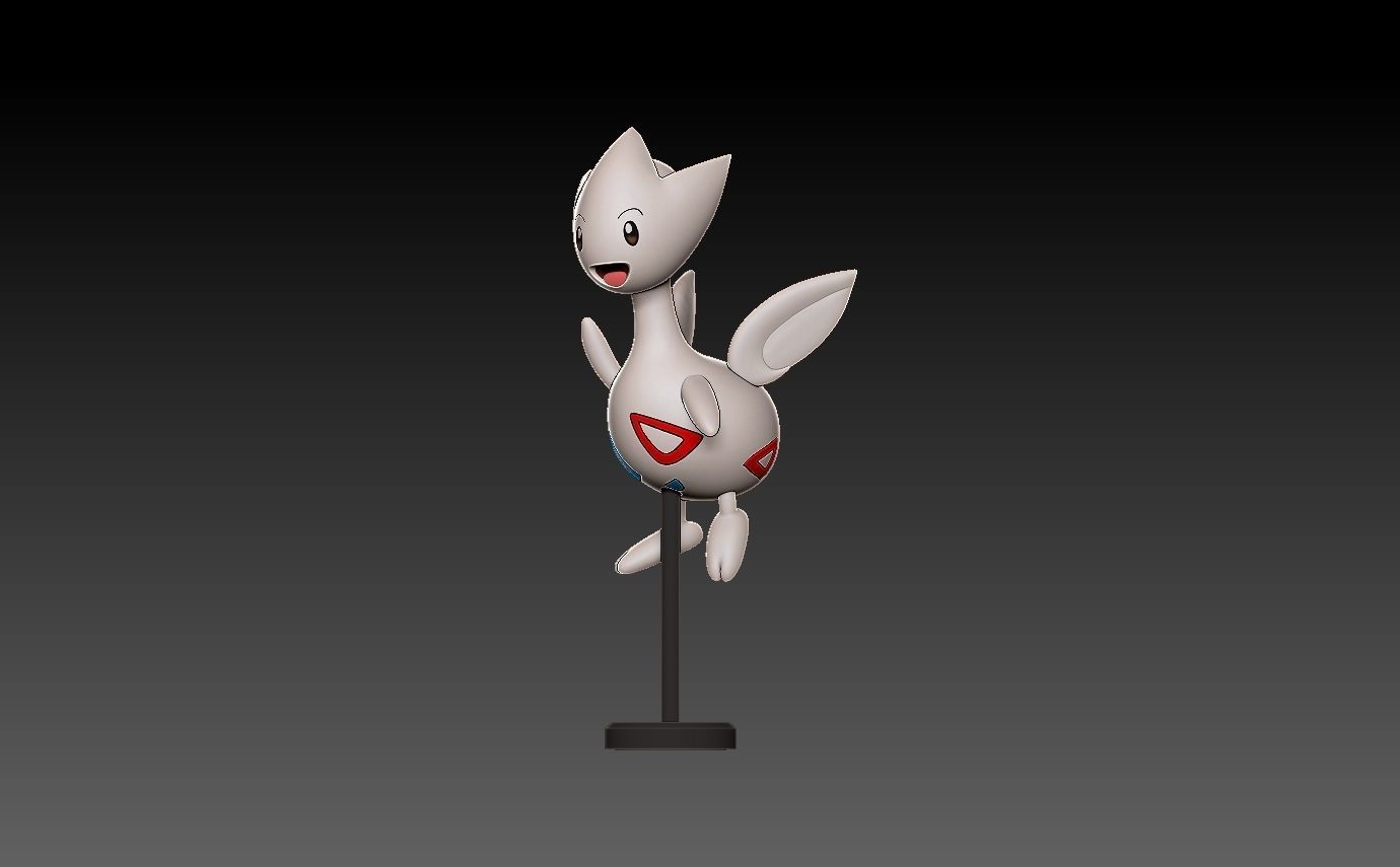 pokemon togepi evolution pack 3D print model_11