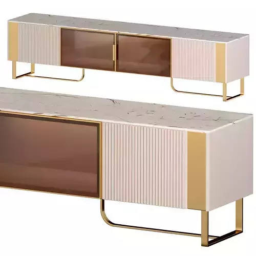 Modern Luxury TV Stand 3D model