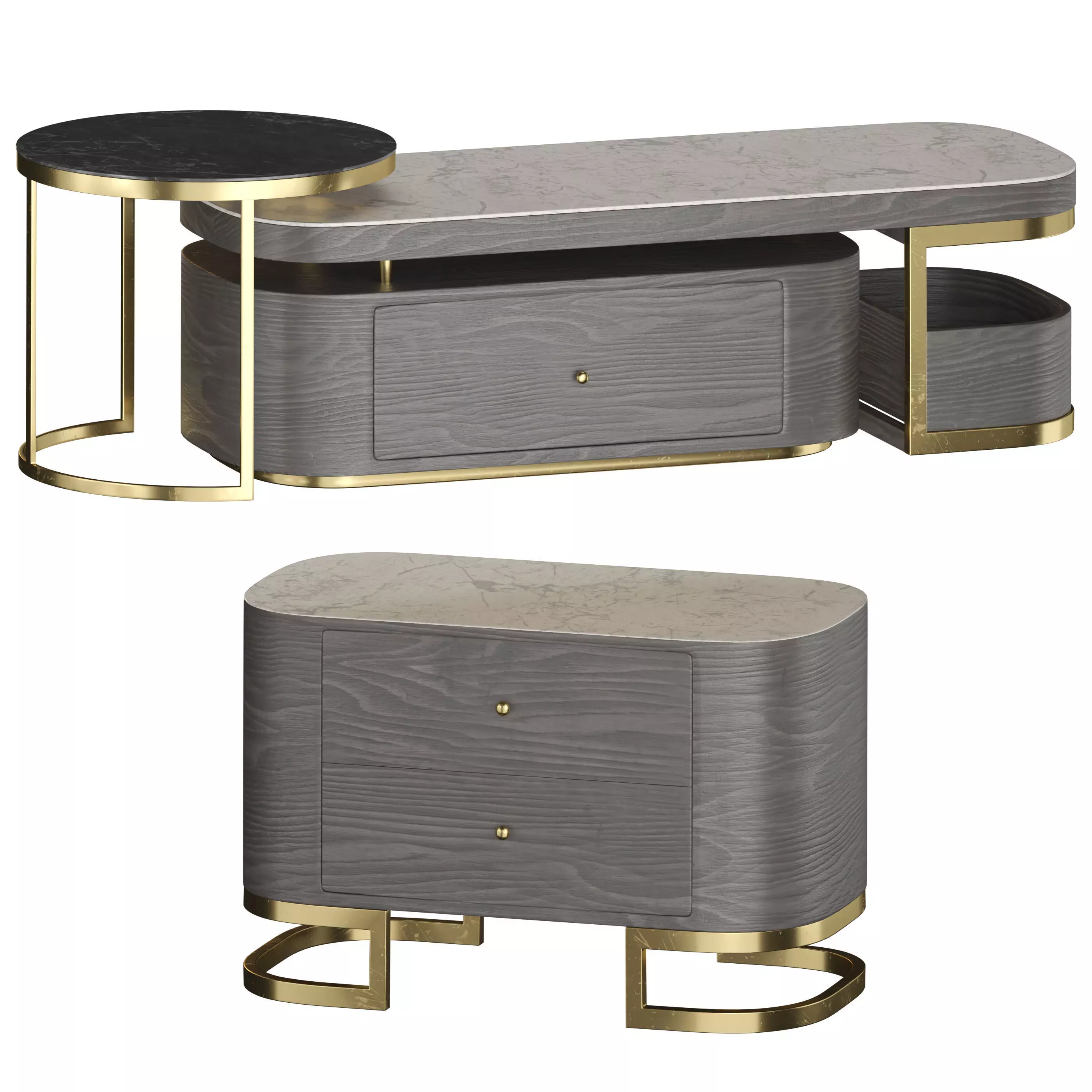 Minimalist Expandable Stone 3D model_0