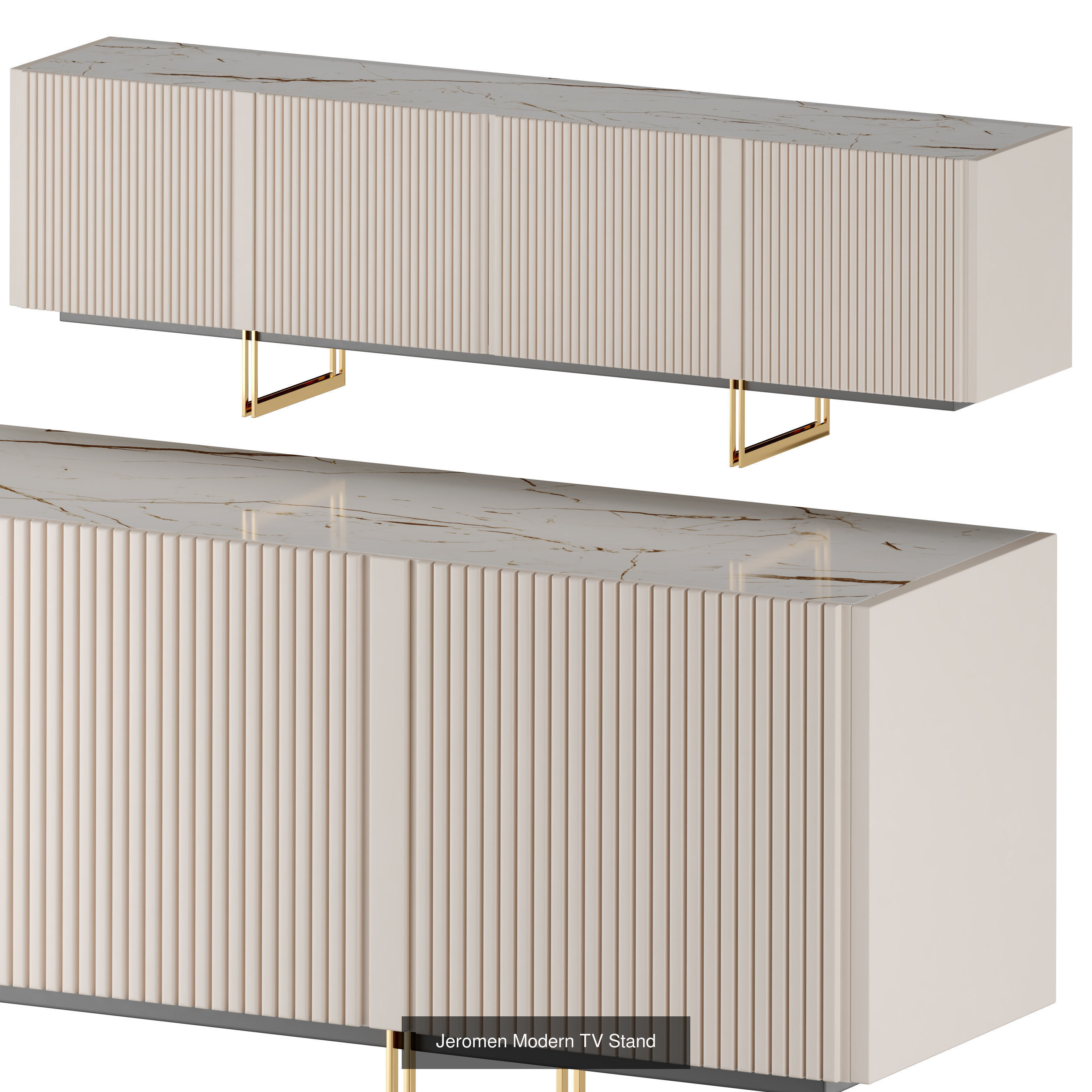 tv stand 3D Model Collection_10