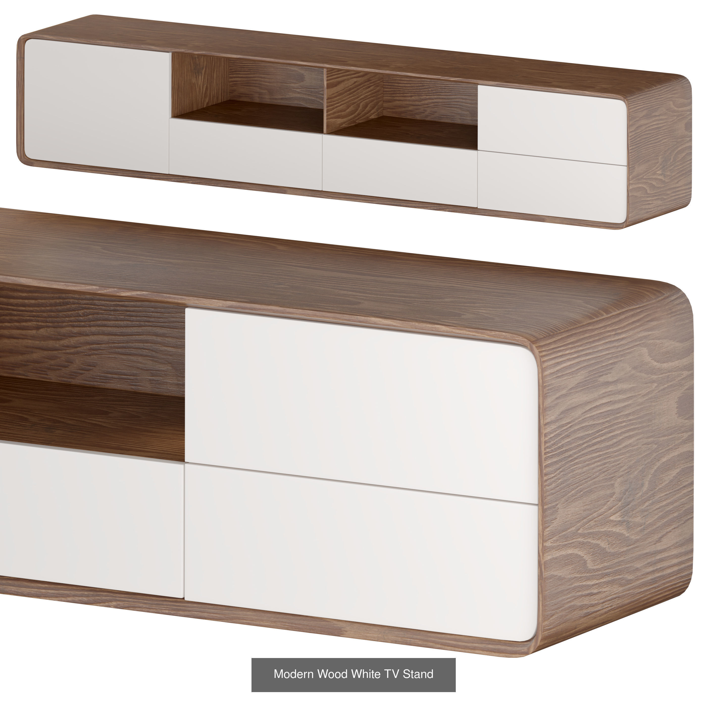 tv stand 3D Model Collection_11