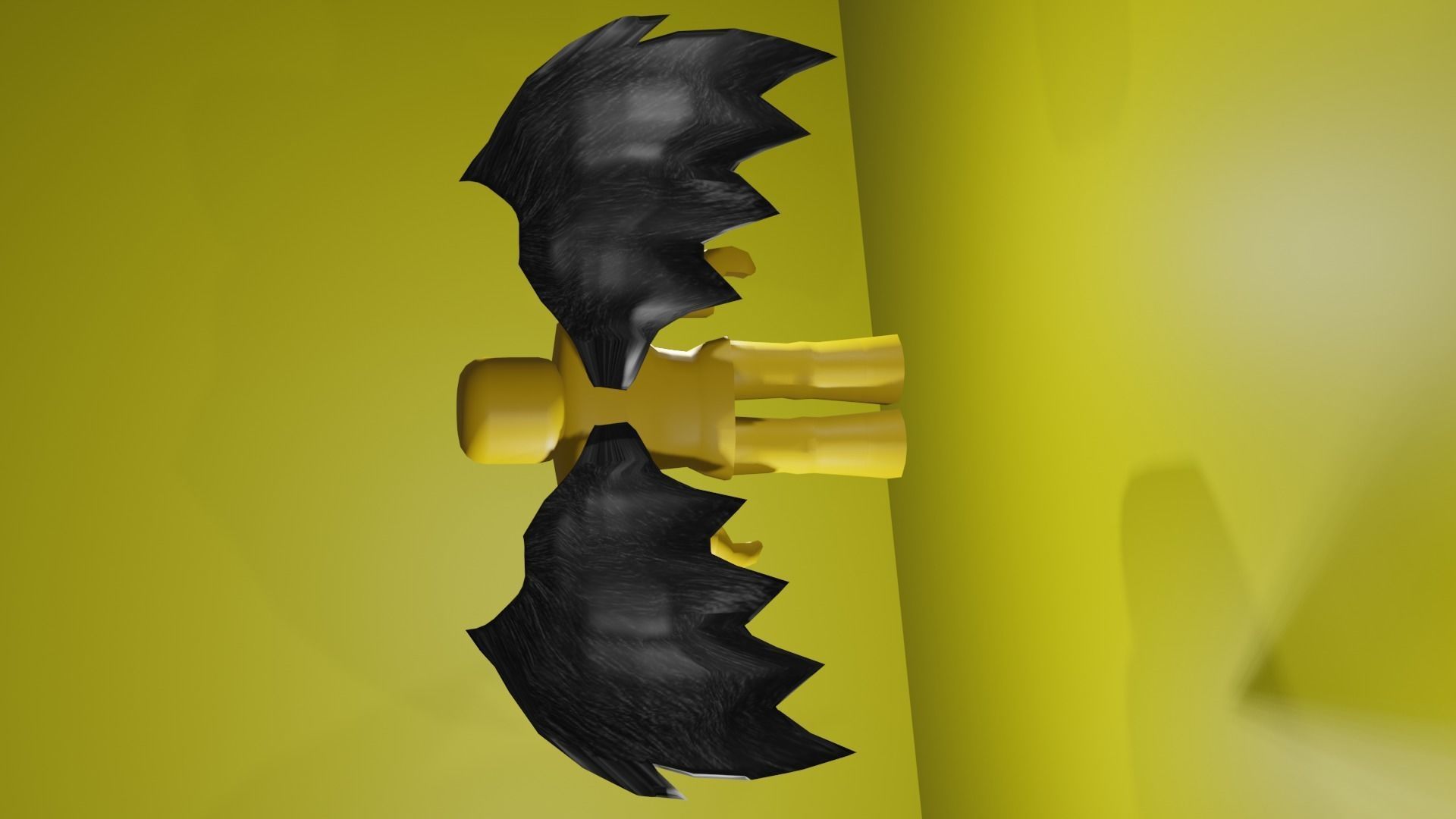Black Wings 3D model_4
