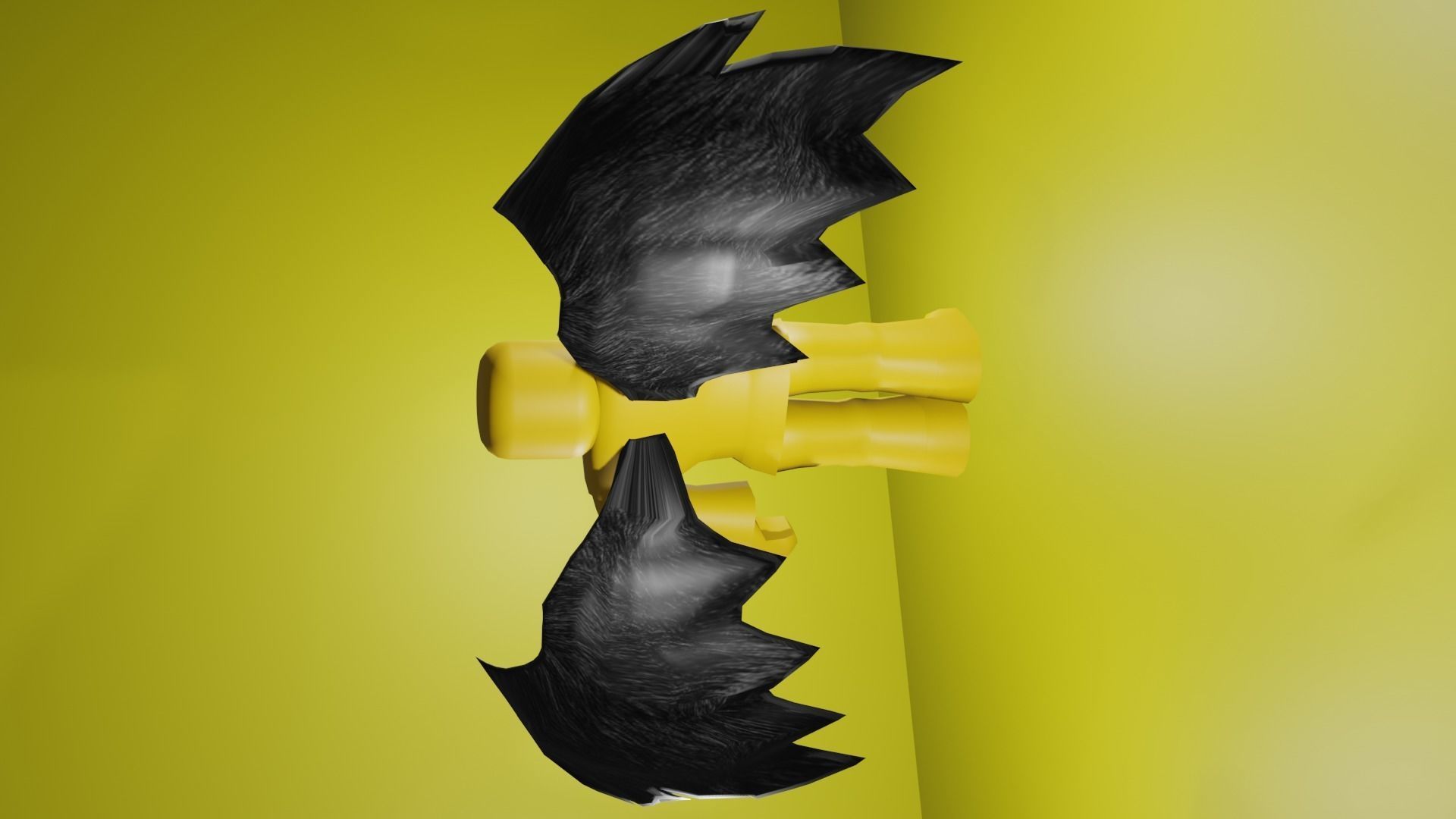 Black Wings 3D model_1