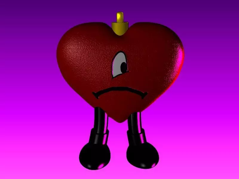 BAD BUNNY MERRY CHRISTMAS ORNAMENT 3D print model_0