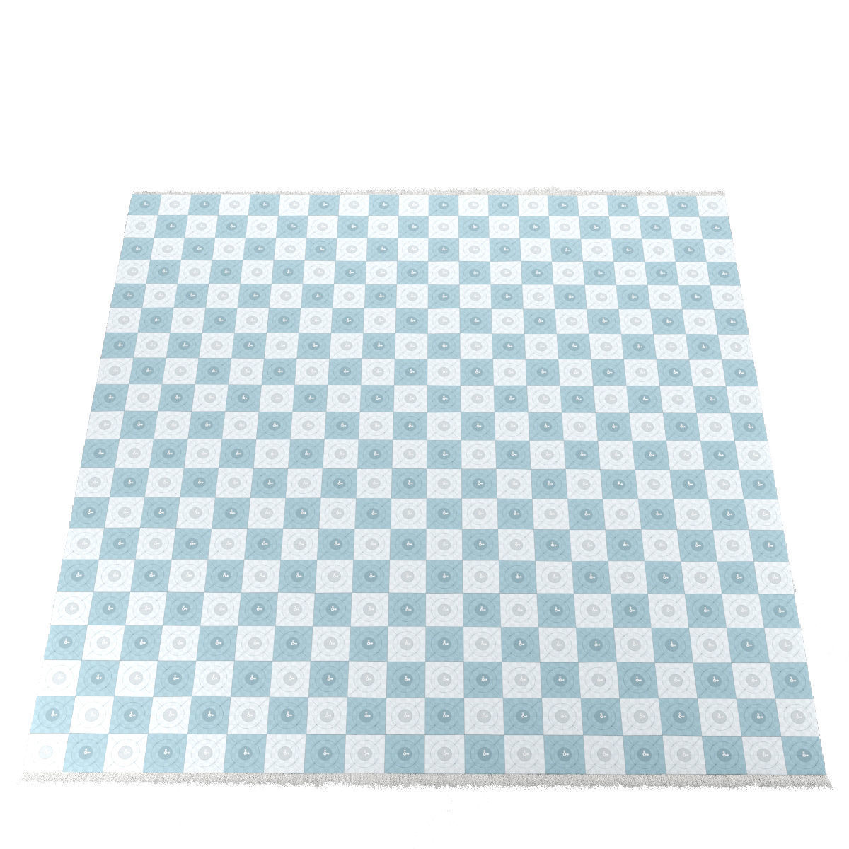 Persian Carpet Collection-vol1-4k texture Low-poly 3D model_8