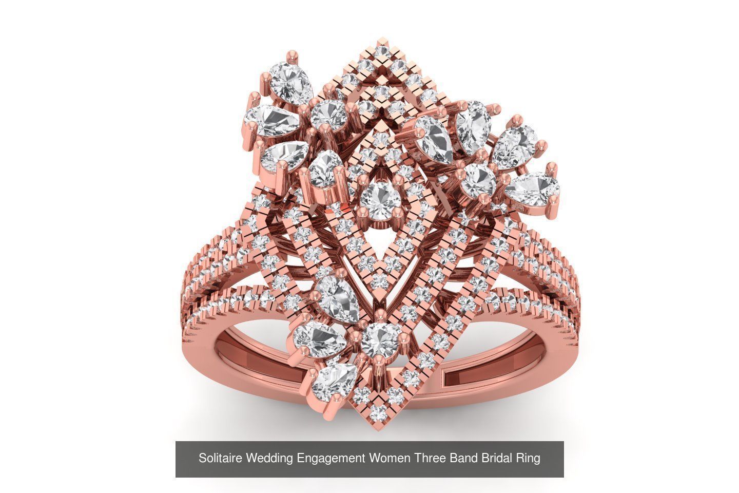 110 Solitaire Engagement Wedding Women Bridal Rings Collection _62