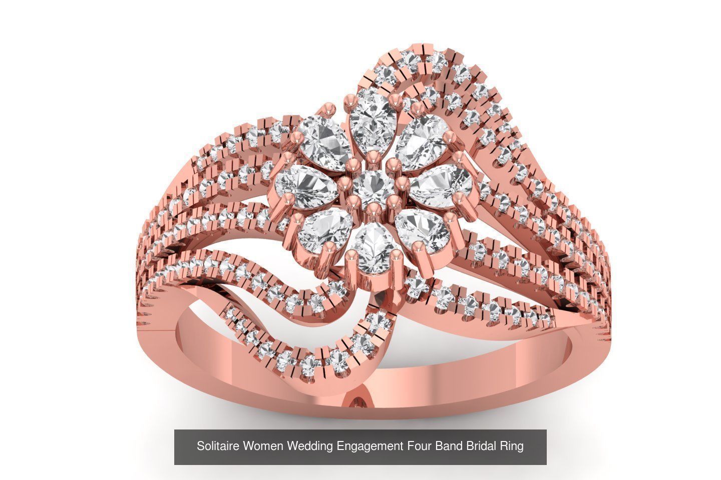 110 Solitaire Engagement Wedding Women Bridal Rings Collection _49