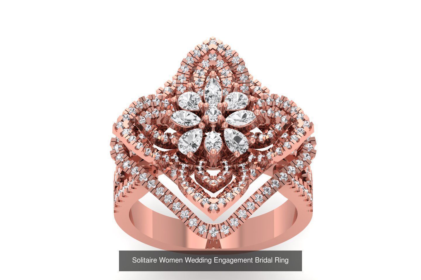 110 Solitaire Engagement Wedding Women Bridal Rings Collection _33