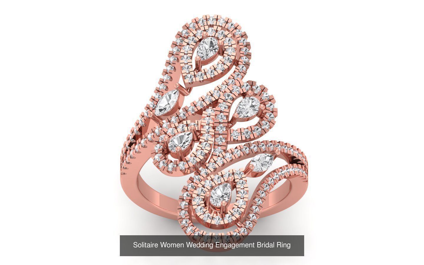 110 Solitaire Engagement Wedding Women Bridal Rings Collection _41