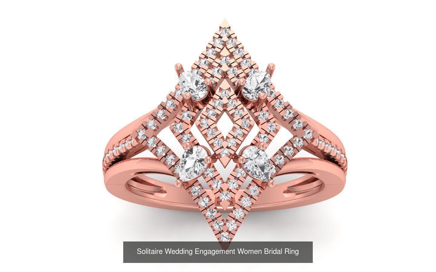 110 Solitaire Engagement Wedding Women Bridal Rings Collection _74