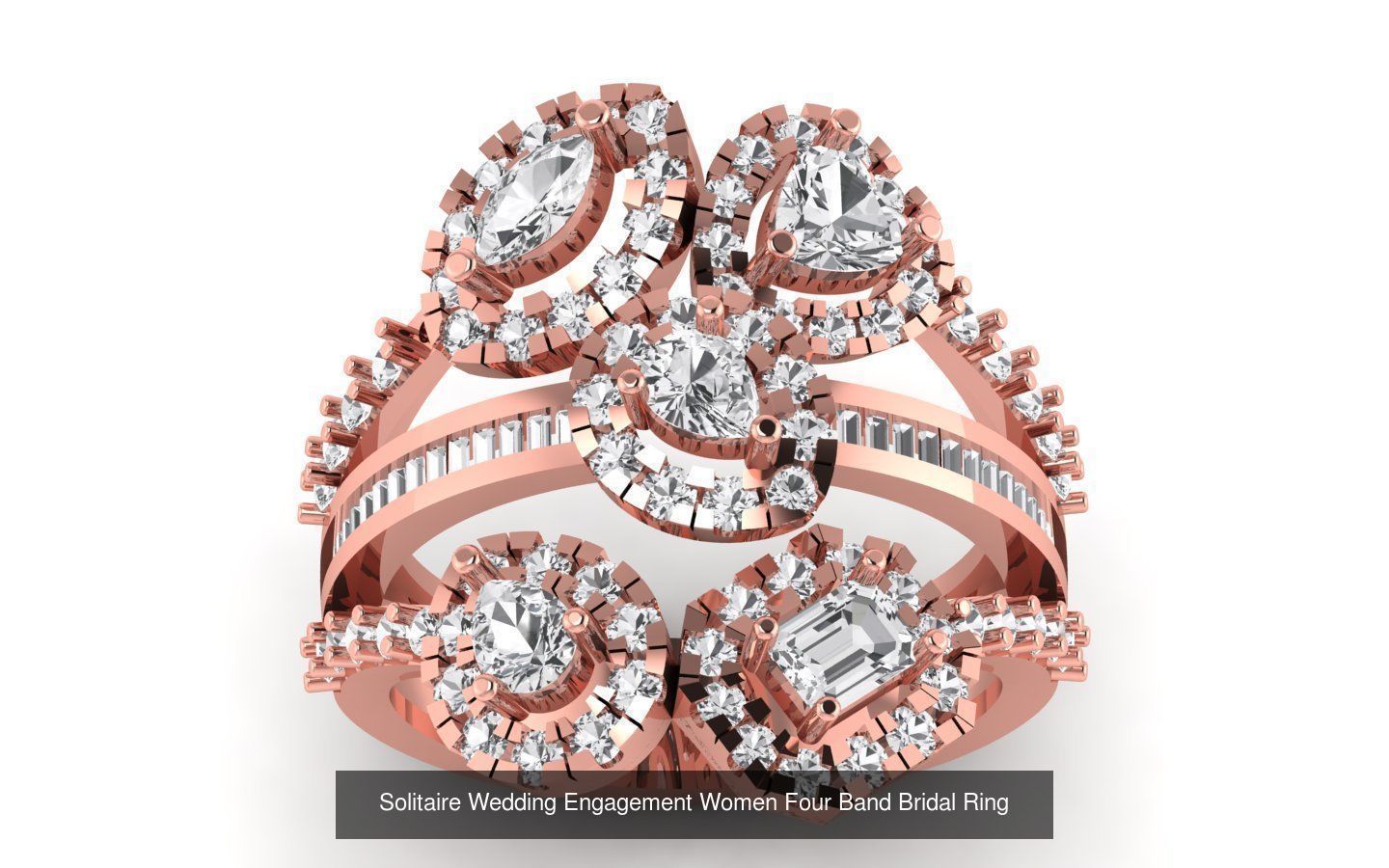 110 Solitaire Engagement Wedding Women Bridal Rings Collection _68